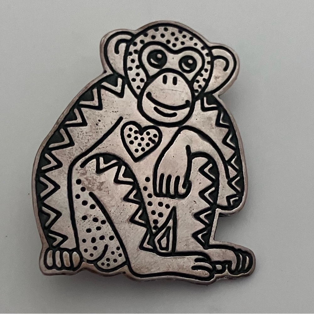 Sterling Silver Taxco Mexican Silver Vintage Brooch